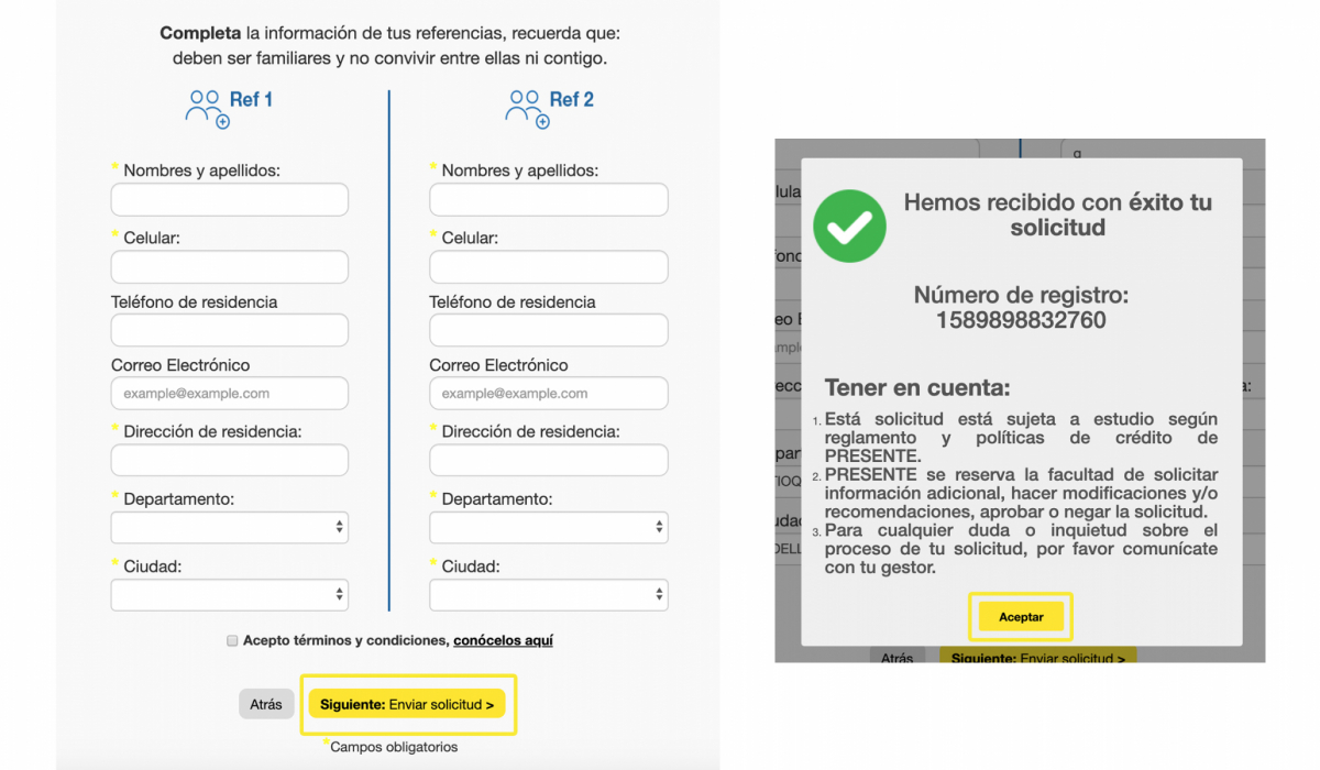 Cómo Solicitar Un Crédito Por La Web - PRESENTE | Fondo De Empleados ...